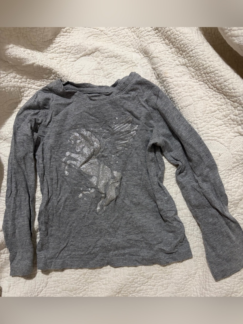 Girls 4-5 year George Gray Long-Sleeve unicorn Tee